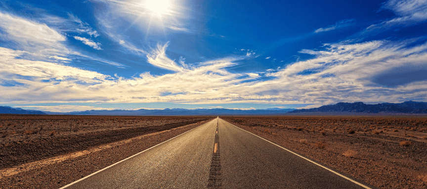 Door weinig verkeer - mooier weer